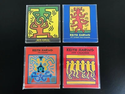 Keith Haring - Rara colección usada de 4 calendarios de escritorio compactos - teNeues PU Foto 1 de 4