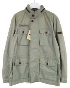 Camel Active Jacke Herren (UK) 56 Versteckt Kapuze Armeegrün Reißverschluss Logo - Bild 1 von 14