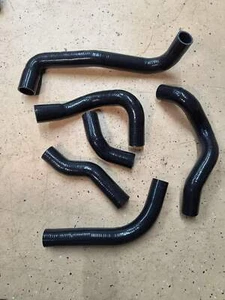 91-99 3000GT VR4 / Dodge Stealth TT Silicone Intercooler Hose Black Kit - Picture 1 of 9