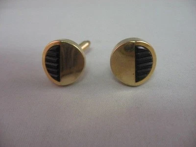 Gemelos vintage para hombre: EE. UU. 1/20 12K llenos de oro gran diseño (Kreisler) Foto 1 de 4