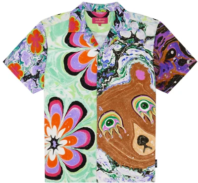 NWT Teddy Fresh TF X MYFAWNWY CAMP SHIRT Size L - Image 1 of 4