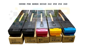 5pcs. Japan Replacement Toner set for Xerox 7665 DC 250 240 242 260 SOLD CMYKK - Picture 1 of 3