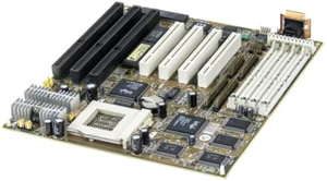 CHAINTECH 5VGM M201 Socket 7 4x Simm 4x PCI 3x Isa Motherboard - Picture 1 of 2