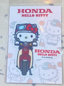 HONDA Super Cub × SANRIO CHARACTERS Hello Kitty Sticker 2024 - New - Picture 1 of 1