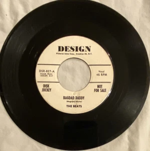 THE BEATS Rare NOVELTY Middle Eastern Exotica Pop WLP Promo 50s 7" 45 RPM Vtg - Picture 1 of 2