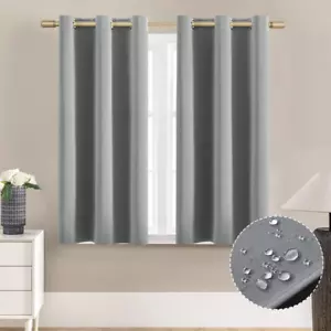 XTMYI Short Curtains for Bathroom Window,48 Inch Length Waterproof Blinds - Picture 1 of 12