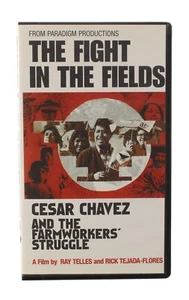 CESAR CHAVEZ THE FIGHT IN THE FIELDS FARMWORKERS STRUGGLE VHS VCR DOCUMENTRY - Picture 1 of 3
