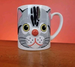 Tazza Kato Kogei Kitty Coppa del Mondo gatto americano a pelo corto design Giappone - Foto 1 di 10