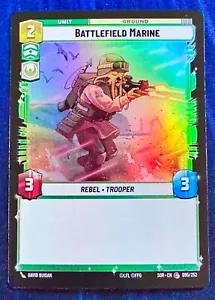 Star Wars Unlimited Funken der Rebellion Schlachtfeld Marinefolie Gemeinschaftskarte - Bild 1 von 2