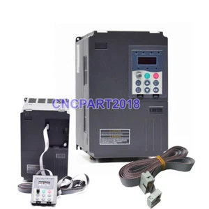 4KW 5.4HP VFD Inverter Variable Frequency Drive Input 1phase 220V to 3phase 220V - Picture 1 of 11