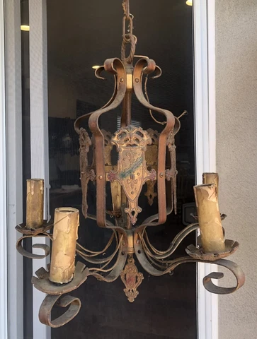 Antique Bronze Chandelier Cover