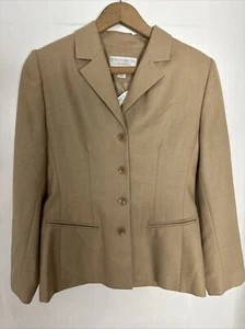 Petite Sophisticate Blazer Jacket Womens  Size 4 P  Wool Lined Business Wear - Picture 1 of 6