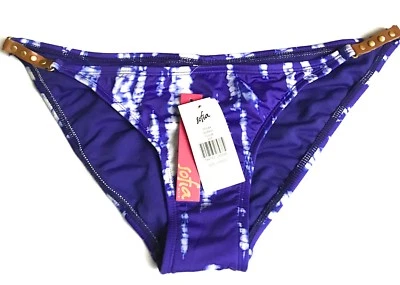 BRAND NWT $53.00 SOFIA BY VIX SWIMSUIT BIKINI BOTTOM VIOLET SIZE L   - Изображение 1 из 4