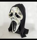 Adult Scream Movie Black Robe Halloween Costume Mask Plus Size  Cosplay Fullset