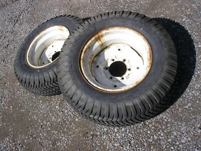 Case Ingersoll 448 446 444 4016 4018 4020 Tractor 8-16 Rear Wheels Tires Rims - Image 1 of 4