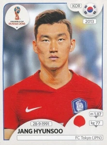 499 JANG HYUNSOO KOREA REPUBLIK FC.TOKYO STICKER WM RUSSLAND 2018 PANINI - Bild 1 von 1
