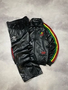 Vintage Adidas Originals Chile 62 Firebird Rasta Track Suit Size S - Picture 1 of 16