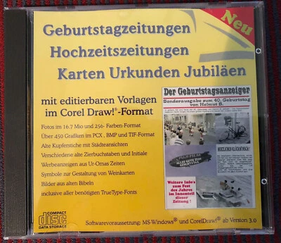 Corel DRAW Vorlagen CD - Grafik / DTP - Bild 1 von 3
