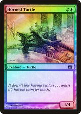 Horned Turtle FOIL 8th Edition NM Blue Common MAGIC GATHERING CARD ABUGames