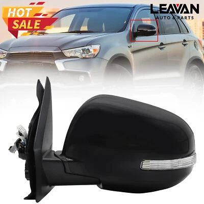 For 2014-2019 Mitsubishi Outlander Sport ASX Rearview Mirror Black 9Pin Left Foto 1 de 4