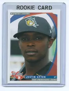 Justin Upton 2006 06 Grandstand Midwest League Top Prosect Rookie Card - Picture 1 of 1