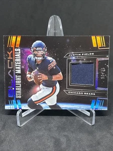 Panini Black Starlight Justin Fields 2022 SLM-JF1- 16/75 - Imagen 1 de 10