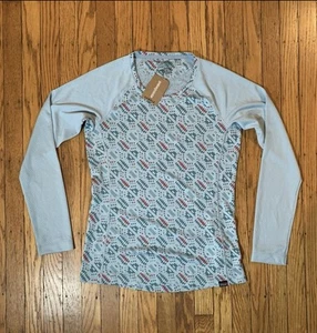Patagonia Women’s Capilene Midweight Baselayer Crew Sample  Shirt Size M NWT - Picture 1 of 14