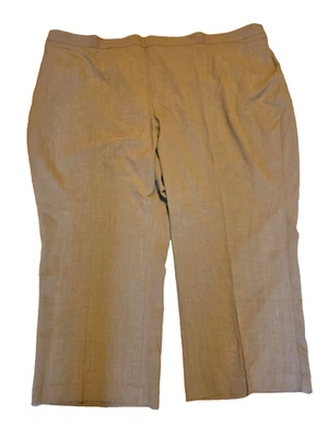 Calça Catherines refinada perna reta elástica cintura bronzeada/caqui 5XWP 34/36 - Imagem 1 de 4