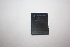 Official Genuine OEM Sony PlayStation 2 PS2 Memory Card Black 8MB