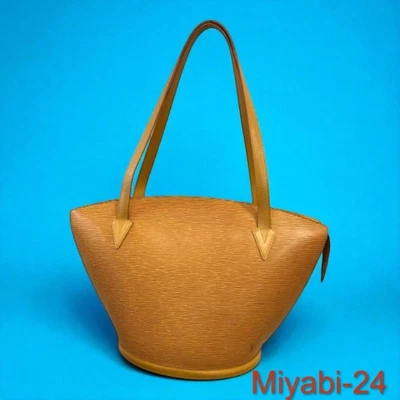 Bolso de Mano Epi Saint Jacques Beige Cuero Texturizado Usado Foto 1 de 4