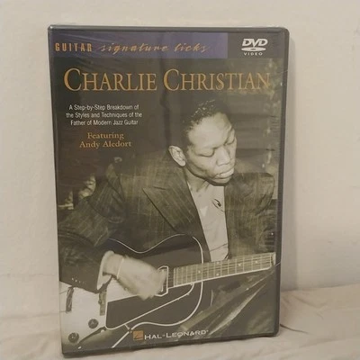 Hal Leonard Guitar Signature Licks:Charlie Christian W/ Andy Aledort Sealed DVD - Image 1 of 3
