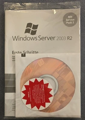 Microsoft  Windows Server 2003 R2 Standard mit SP2  - 32-Bit - Deutsch - NEUWARE - Bild 1 von 2