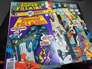 1976 THE SECRET SOCIETY OF SUPER VILLAINS 1 - 15 | COMPLETE SET | HIGH GRADE bx7 - Picture 1 of 19