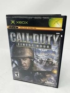 Call of Duty Finest Hour Xbox Blockbuster Case - Picture 1 of 4