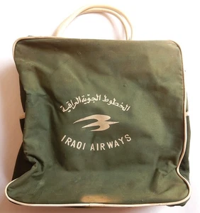 VINTAGE IRAQI AIRWAYS TRAVEL BAG AIRLINE RARE MIDDLE EAST ARABIC AVIATION 60'S - Bild 1 von 8