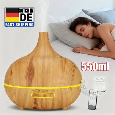 7 Color LED Light Ultrasonic Humidifier Aroma Diffuser Diffuser Humidifier - Image 1 of 4