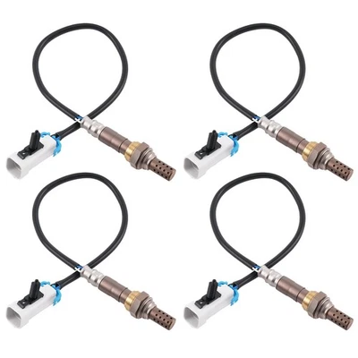 4X Up+Downstream O2 Oxygen Sensors For GMC Sierra Chevrolet Silverado Tahoe - Image 1 of 4