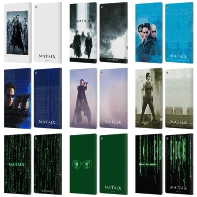 OFFICIAL THE MATRIX KEY ART LEATHER BOOK WALLET CASE COVER FOR AMAZON FIRE - Image 1 of 4