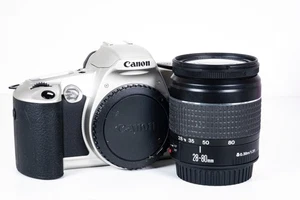 Canon EOS 500n 35mm AF SLR Film Camera 28-80mm Telephoto Zoom Lens - Picture 1 of 4