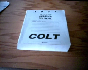 1987 Dodge Colt Import Service Repair Shop Manual  - Bild 1 von 1