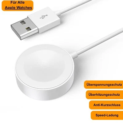 PARRADOR Apple Watch Magnetisches Ladekabel Charger Ladegerät Series 1 2 3 4 5 6 7 8 9