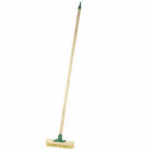 Outdoor Garden Sweeping Brush 9"/12"/18" Stiff & Wooden Handle 1.2M Yard Broom