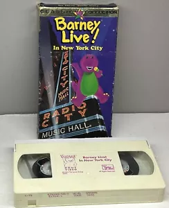 Barney & Friend Classic Collection Live In New York City VHS Videokassette PBS Kinder - Bild 1 von 13