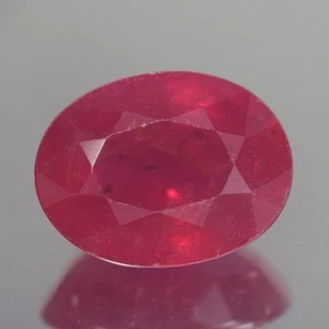 1.72CT CHARMIMG AA UNHEATED UNTREATED OVAL RED RUBY NATURAL - Picture 1 of 3