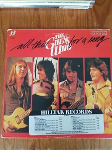 THE GUESS WHO "ALL THIS FOR A SONG " HARD TO FIND PROMO  1 - Imagen 1 de 12