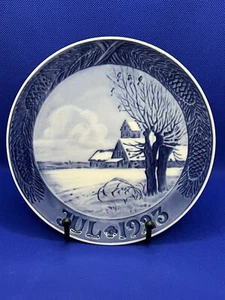 Weihnachtsteller Royal Copenhagen "Dänische Landschaft" 1923 - Bild 1 von 2