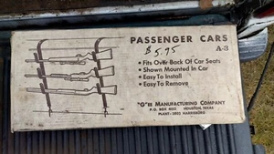 Nuevo de Lote Antiguo Gee Manufacturing Company Coche de Pasajeros 3 Pistolas Bastidor #A3 - Imagen 1 de 6