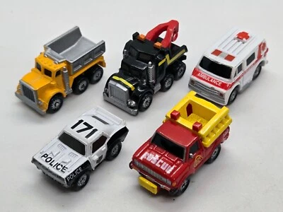 Camión de volteo Micro Machines 1987 CITY SERVICE colección ambulancia policía bomberos Foto 1 de 3