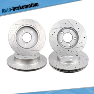 For 1994-2003 2004 Ford Mustang Front & Rear Discs Brake Rotors Drilled Slotted - Bild 1 von 11