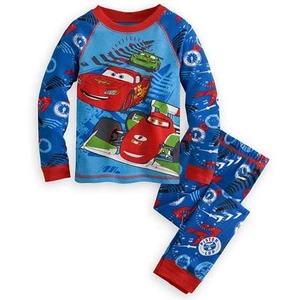 Disney Store Cars Lightning McQueen Boy 2pc Long Sleeve Pajama Set PJ NEW 6 or 7 - Picture 1 of 1